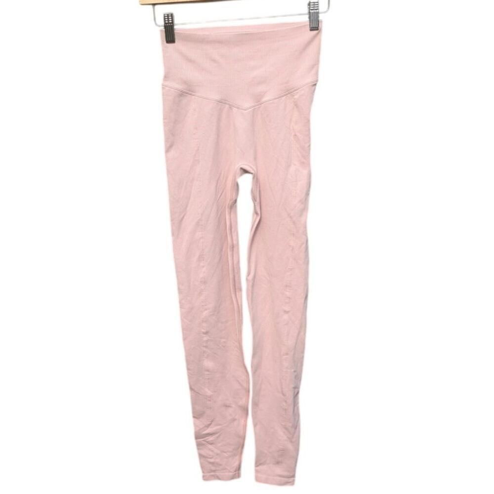 Victoria Secret Pink Athletic leggings compression ballerina blush girly pink xs